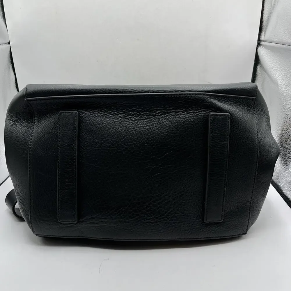 All Saints Women's Black Tote Bag Gold Hardware PEREZ LEATHER SHOULDER BAG NWT